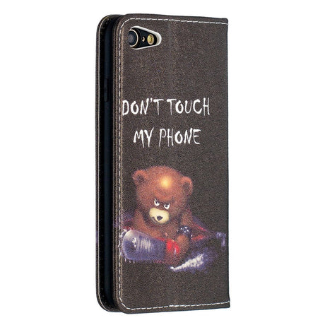 iPhone SE (2022/2020) / 8 / 7 Plånboksfodral - "Don't Touch My Phone"