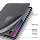 iPad Pro 12.9" (2022 / 2021 / 2020 / 2018) DUX DUCIS Domo Series Quality Case - Fodral med Stativfunktion - Svart