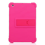 EIDERWOOD iPad Mini 3 / 2 / 1 Silikon Skal m. Stativfunktion - Rosa