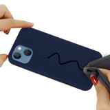 EIDERWOOD iPhone 13 Fodrat Silikon Skal - Mörkblå