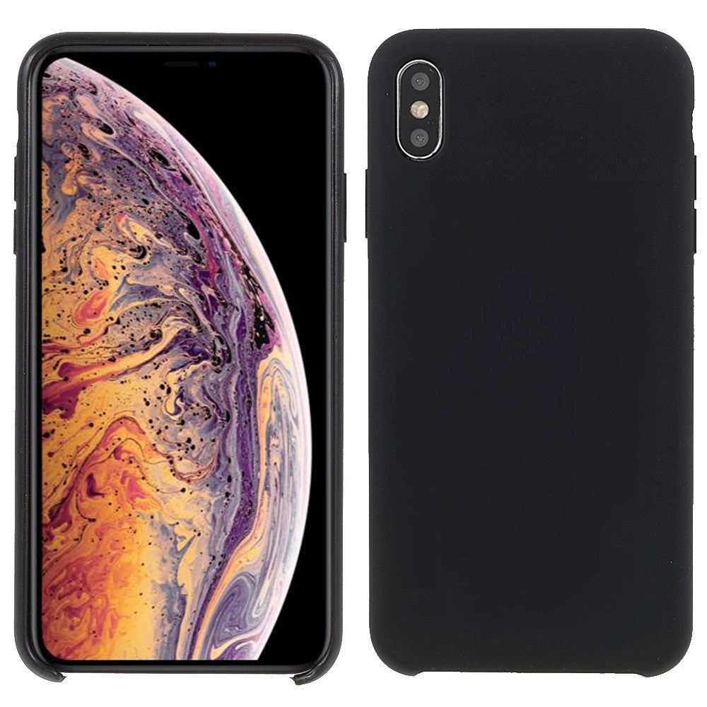 iPhone XS Max Silikon Skal - Svart