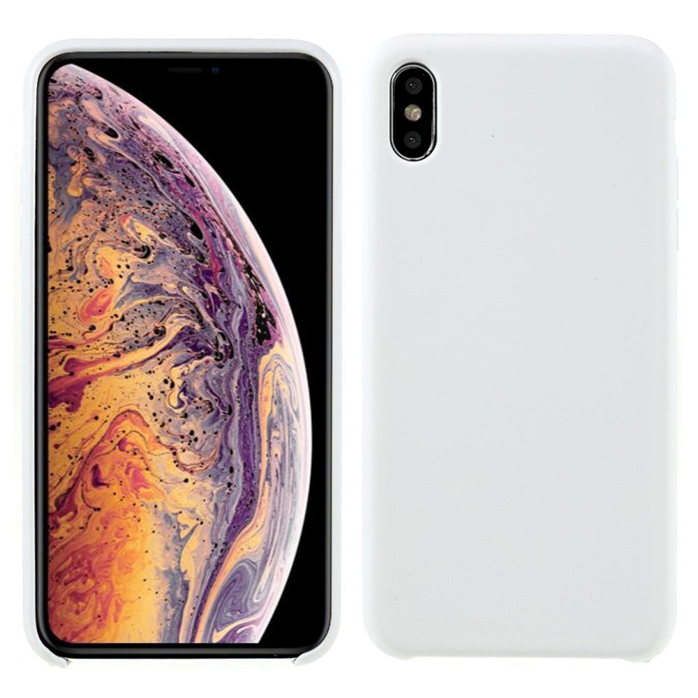 iPhone XS Max Silikon Skal - Vit