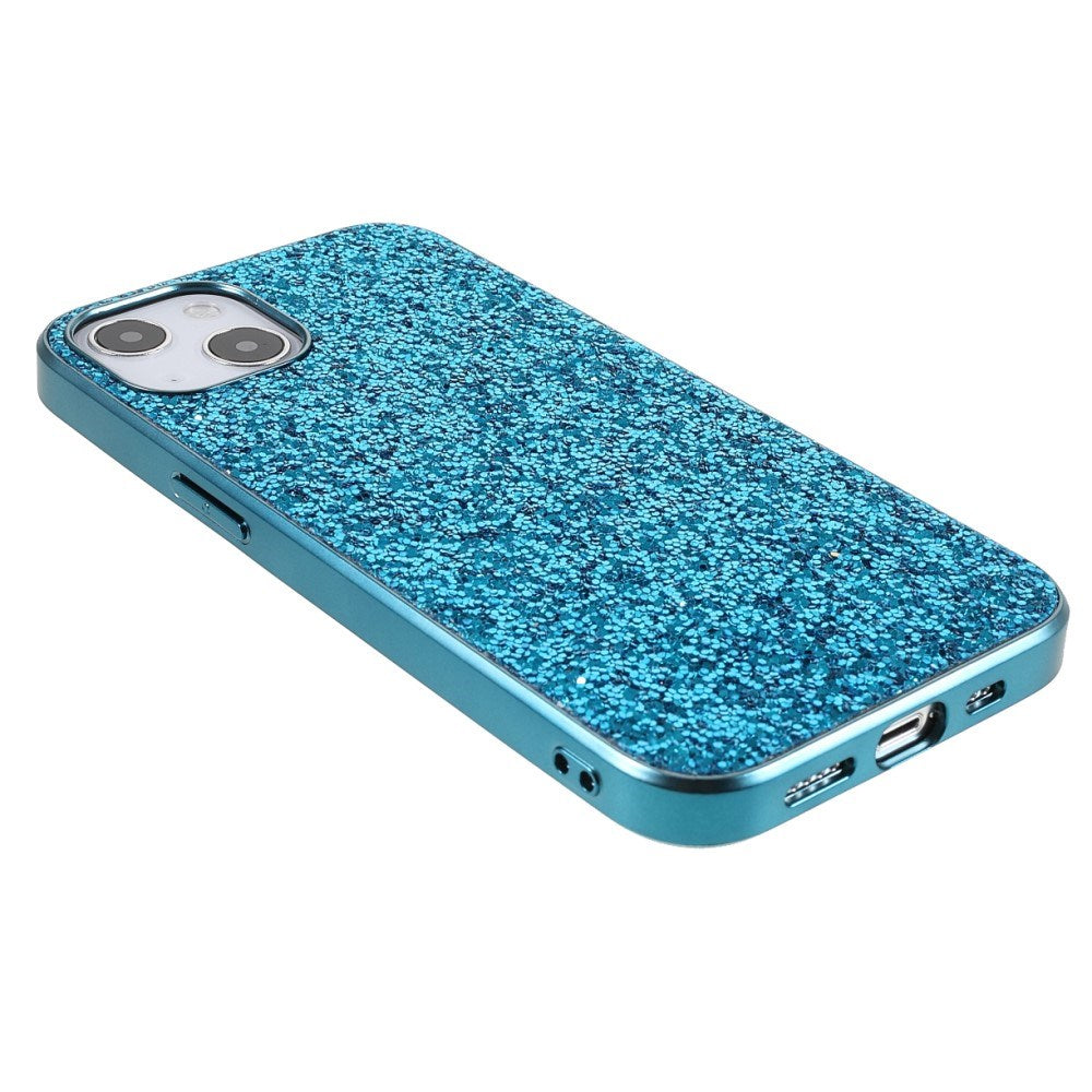 EIDERWOOD iPhone 13 Mini Glitter Hybrid Skal - Blå