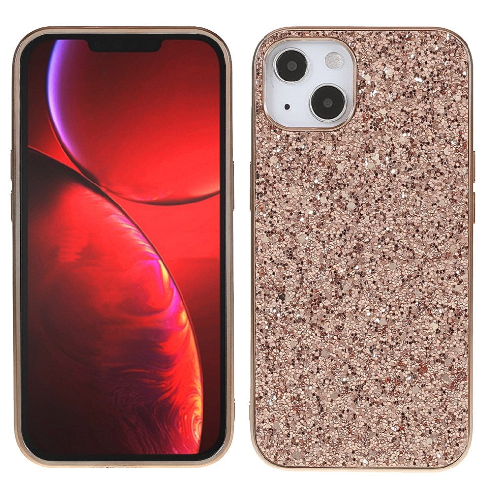 EIDERWOOD iPhone 13 Mini Glitter Hybrid Skal - Rose Gold