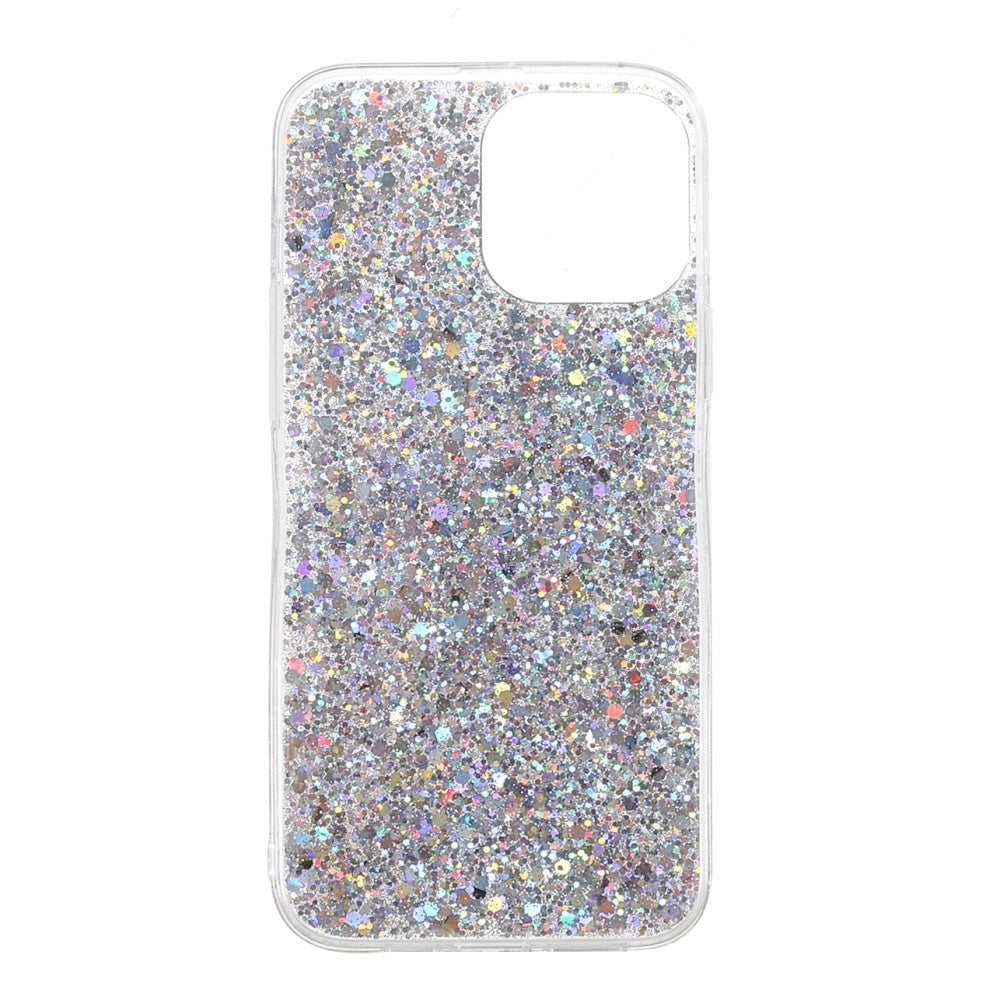 iPhone 13 Mini Skal - Silver Glitter