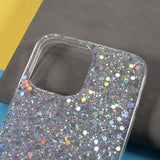 iPhone 13 Mini Skal - Silver Glitter