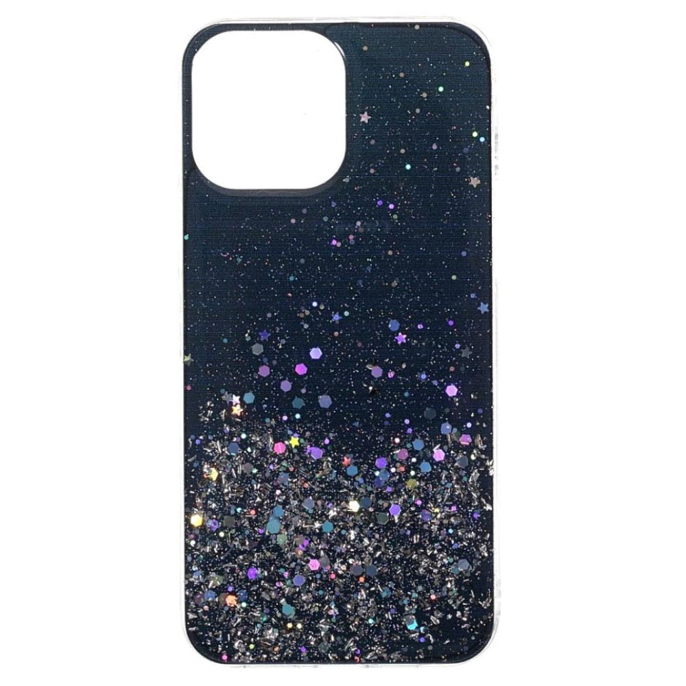 iPhone 13 Mini Skal - Svart Glitter