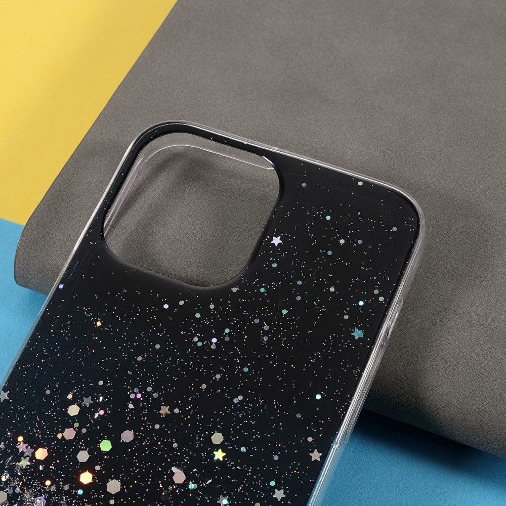 iPhone 13 Mini Skal - Svart Glitter