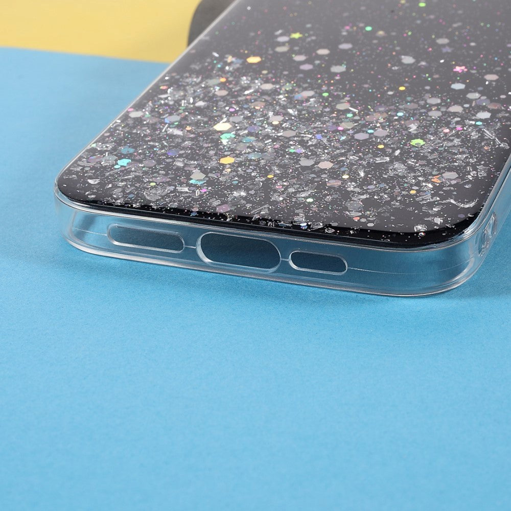 iPhone 13 Mini Skal - Svart Glitter