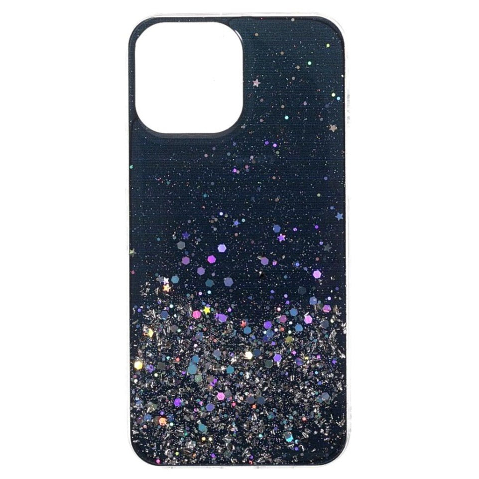 iPhone 13 Pro Skal - Svart Glitter