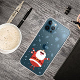 iPhone 13 Pro Max Skal Flexibel Plast - Jul-tema - Skrattande Tomte