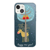 iPhone 13 Skal Plast - Jul-tema - Happy New Year - Transparent