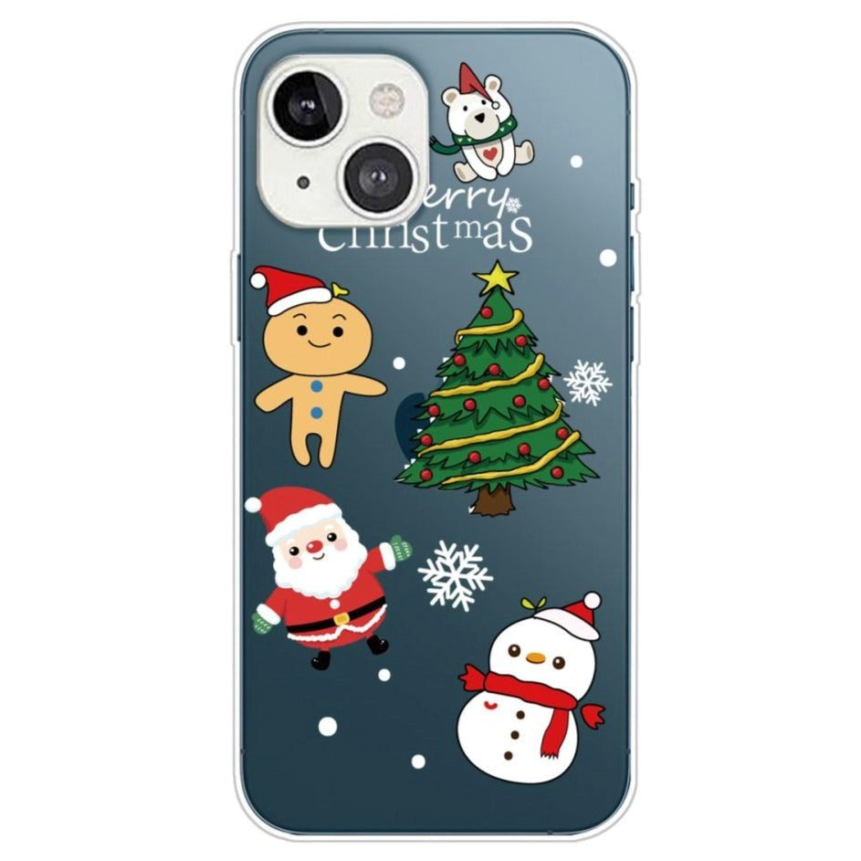 iPhone 13 Mini Skal Flexibel Plast - Jul-tema - Merry Christmas - Teckningar