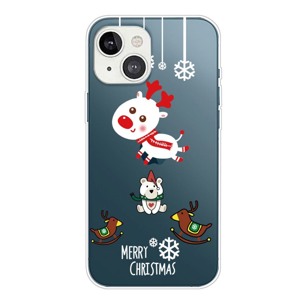 iPhone 13 Mini Skal Flexibel Plast - Jul-tema - Merry Christmas - Juldjur