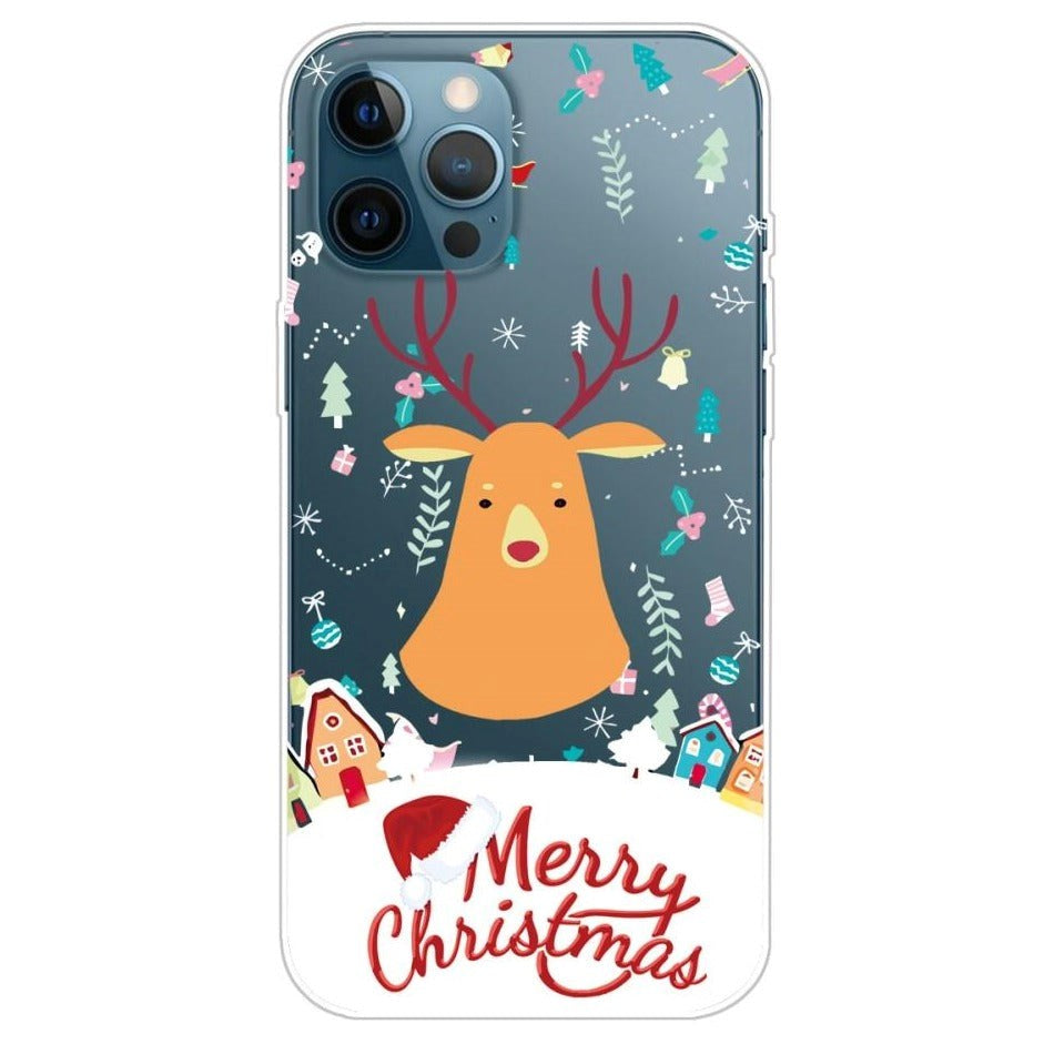 iPhone 13 Pro Skal Flexibel Plast - Jul-tema - Merry Christmas - Julren