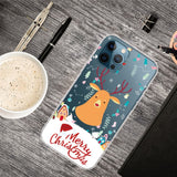 iPhone 13 Pro Skal Flexibel Plast - Jul-tema - Merry Christmas - Julren