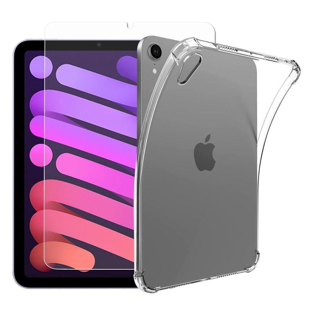 iPad Mini (2024 / 2021) Skal med Skärmskydd - Flexibel TPU-plast