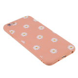 EIDERWOOD iPhone 6 / 6s Flexibelt Plast Bakskal med Blommor - Orange