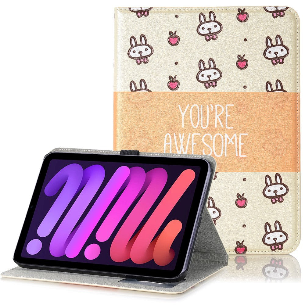 iPad Mini (2024 / 2021) Fodral med Korthållare och Apple Pencil Hållare - "You're Awesome"