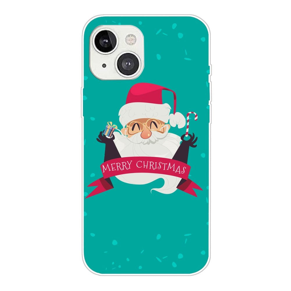 iPhone 13 Skal Flexibel Plast - Jul-tema - Merry Christmas - Glad Jultomte