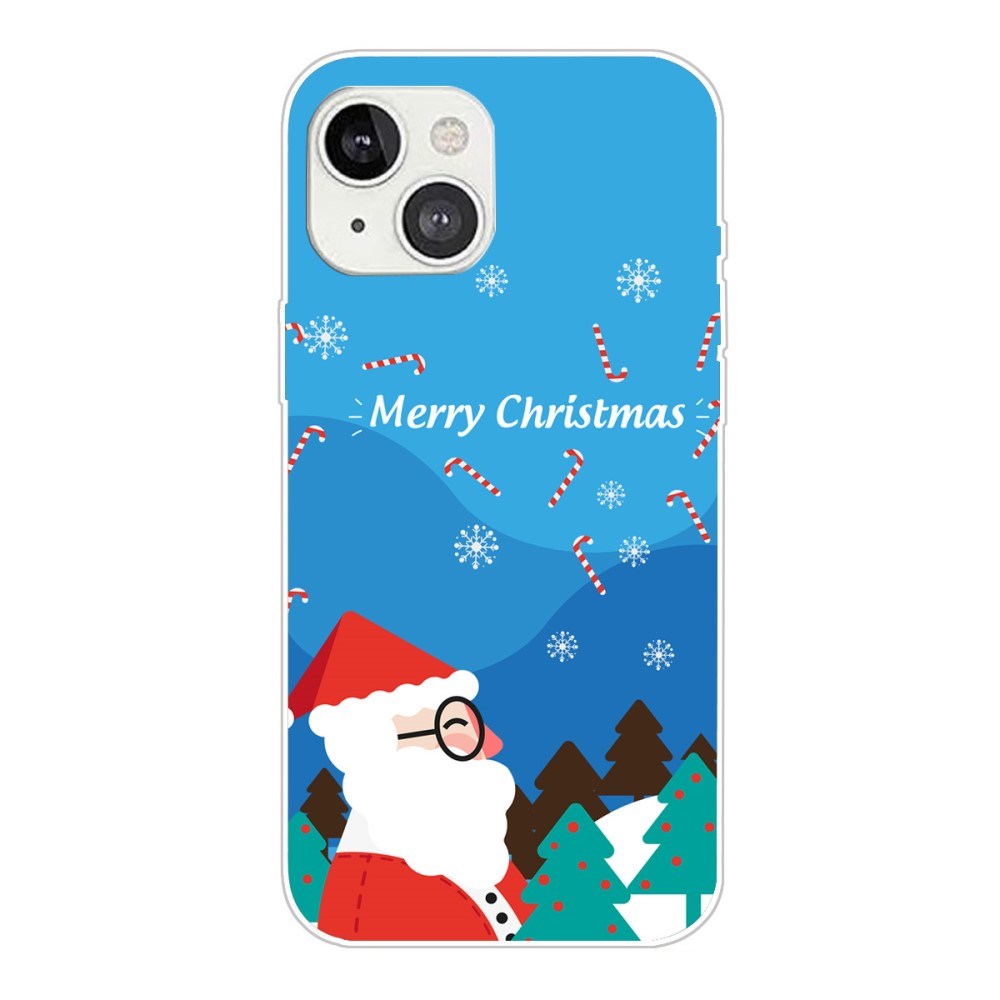 iPhone 13 Skal Flexibel Plast - Jul-tema - Merry Christmas - Jultomte