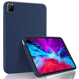 iPad Pro 12.9" (2022 / 2021 / 2020 /2018) / Air 13" (2024) Shockproof Skal Liquid Silikon - Mörkblå