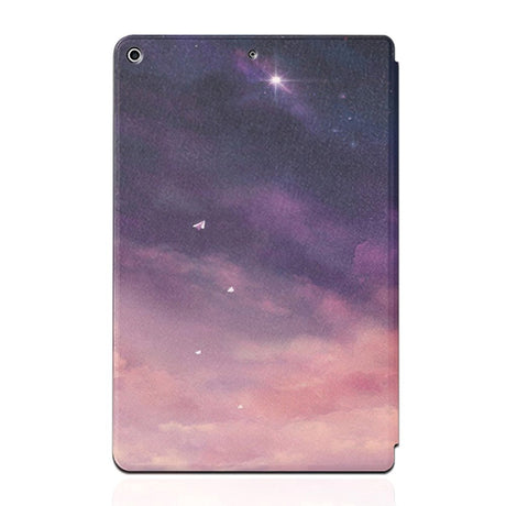 iPad 10.2" (2021 / 2020 / 2019) Tri-Fold Fodral med Stativfunktion - Stjärnhimmel och Moln