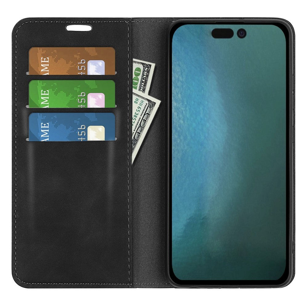 iPhone 14 Pro Plånboksfodral - Svart