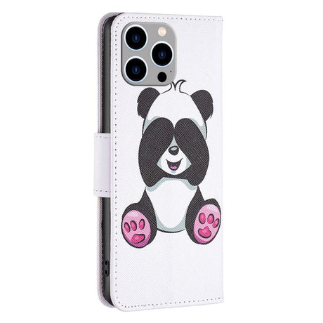 iPhone 14 Pro Max Plånboksfodral - Panda