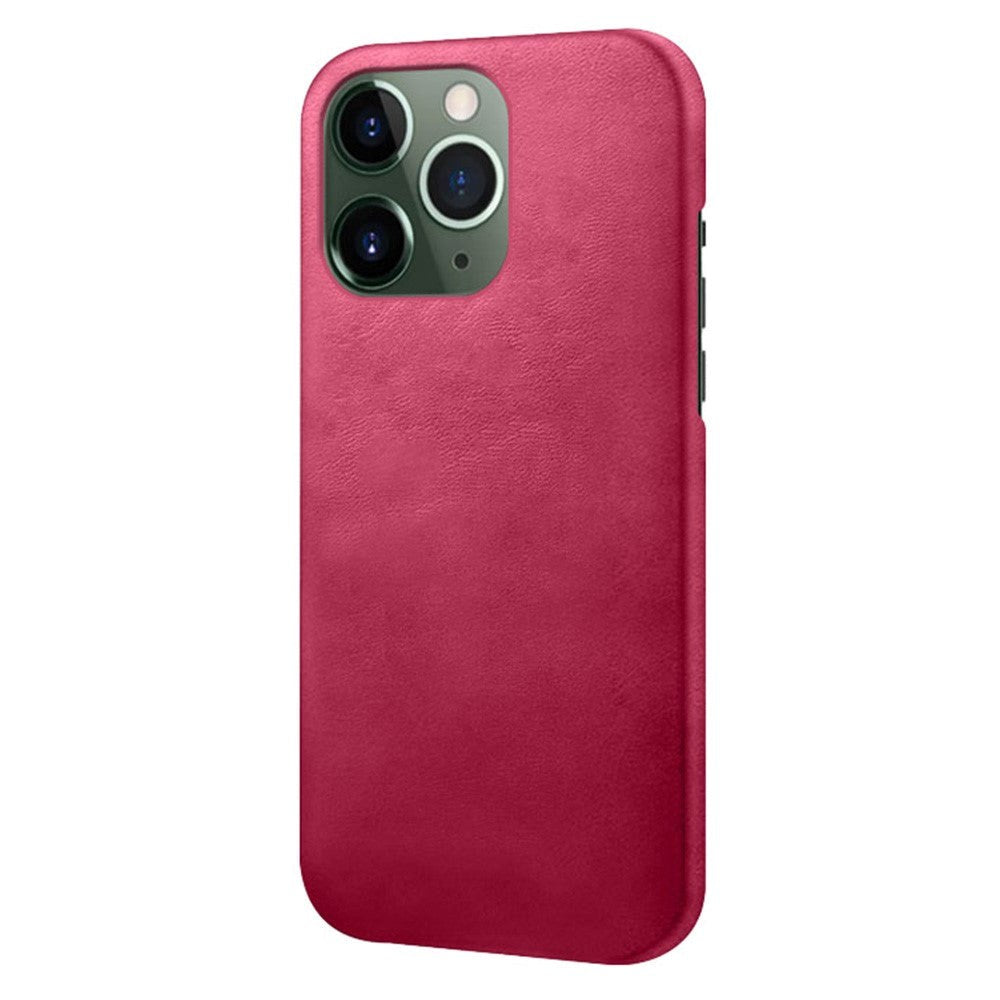 iPhone 14 Pro Skal Imitationsläder - Rosa