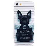 iPhone SE / 5 / 5S Skal Flexibel TPU - Bad Dog