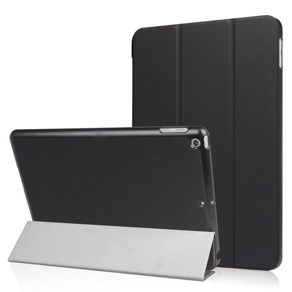 iPad 9.7" (2018) / iPad 9.7" (2017) Tri-fold Fodral Läder - Svart