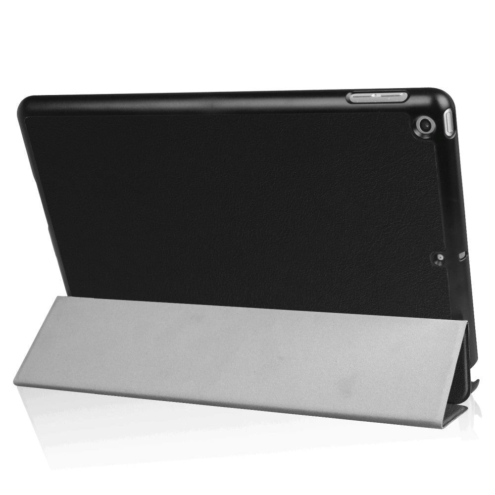 iPad 9.7" (2018) / iPad 9.7" (2017) Tri-fold Fodral Läder - Svart