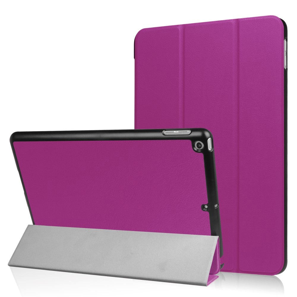 iPad 9.7" (2018) / iPad 9.7" (2017) Tri-fold Fodral Läder - Lila