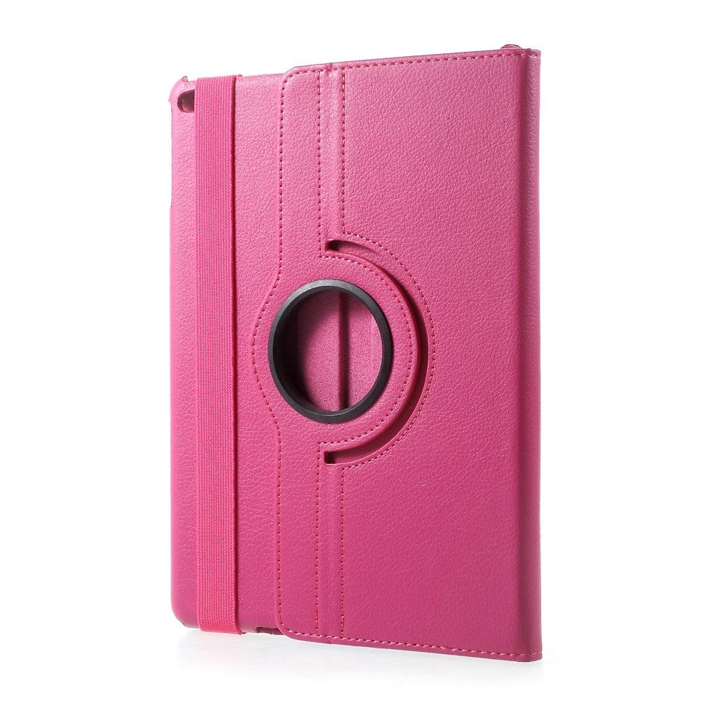 iPad 9.7" (2018 / 2017) / iPad Air / iPad Air 2 Lichi Fodral med 360 Graders Stativ - Rosa