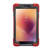 Samsung Galaxy Tab A 8.0 (2017) Hållbart tufft skal m. Flip Stand - Röd