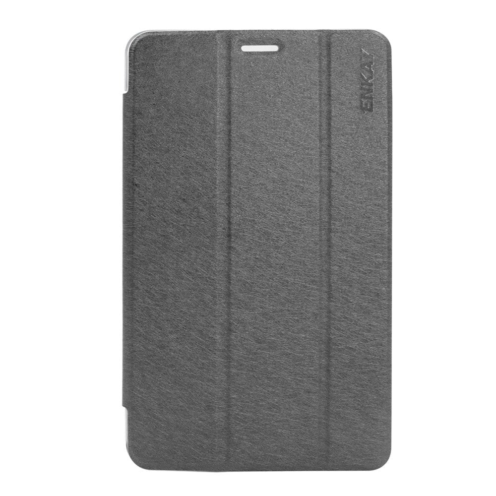 Samsung Galaxy Tab A 8.0 (2017) - ENKAY Tri-Fold SKYDDA CASE Gray Black