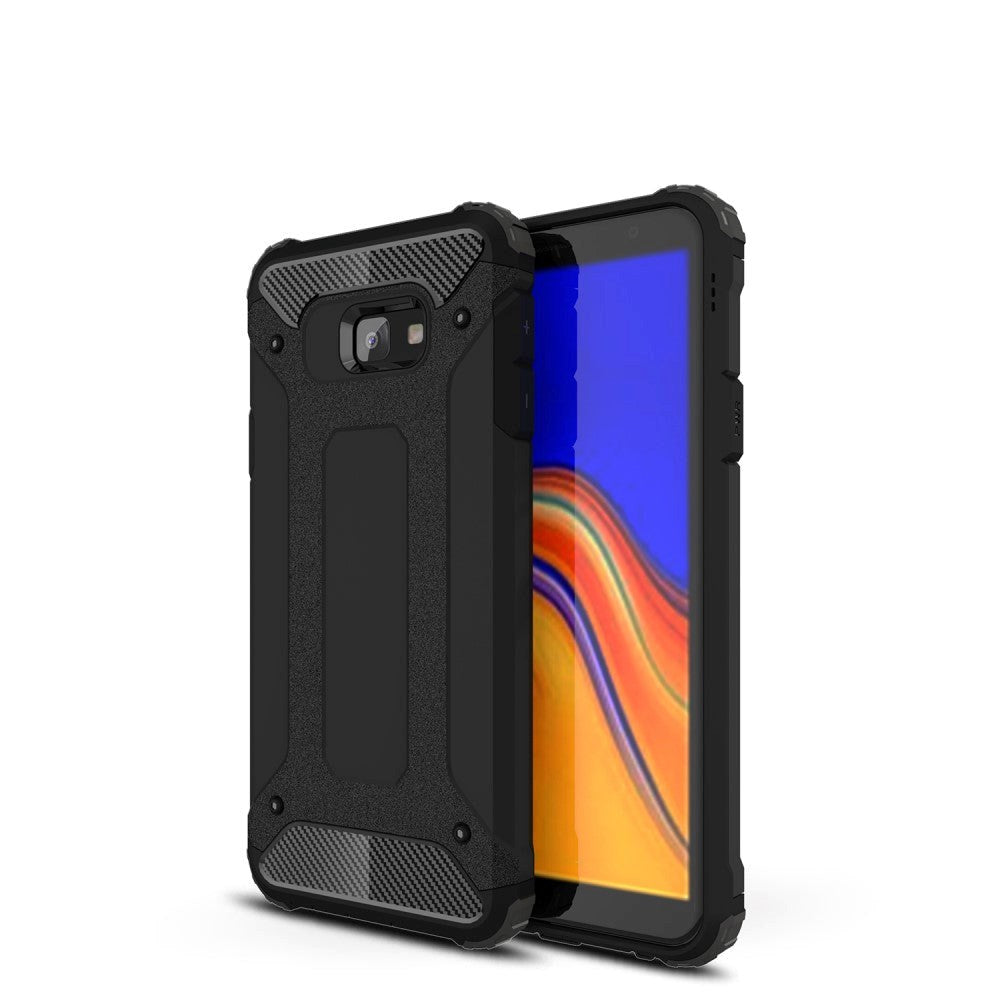 Samsung Galaxy J4+ Armor Guard Hard Case Skal - Svart