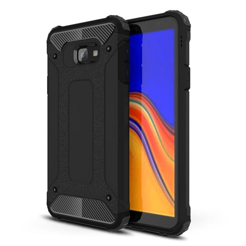 Samsung Galaxy J4+ Armor Guard Hard Case Skal - Svart