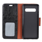 Samsung Galaxy S10e Classic Leather Wallet Case Black