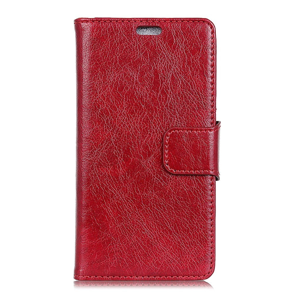 Samsung Galaxy S10e Classic Leather Wallet Case Red