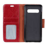 Samsung Galaxy S10e Classic Leather Wallet Case Red