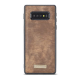 Samsung Galaxy S10+ (plus) CASEME 2-i-1 Plånboksfodral - Brun