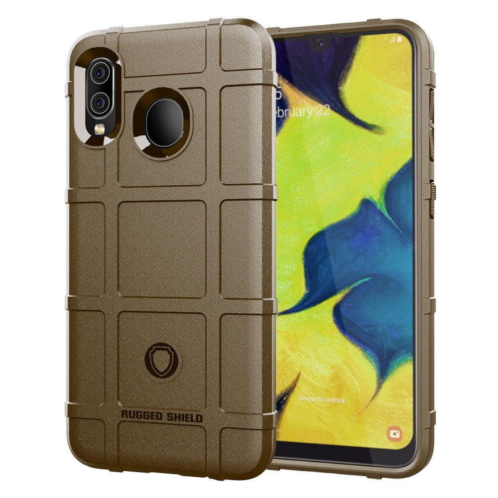 Samsung Galaxy A30 Robust Shield Case - Brown