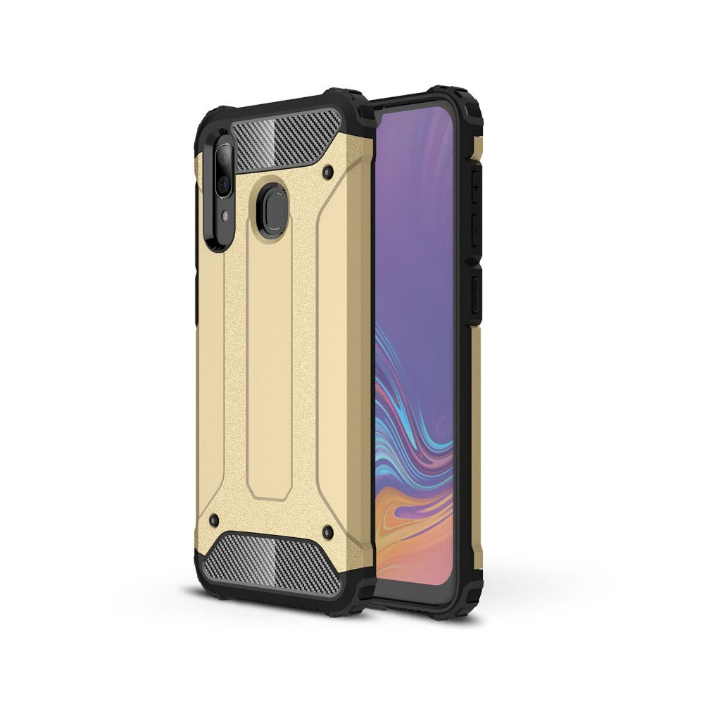 Samsung Galaxy A30 Heavy Duty Tough Case - Guld