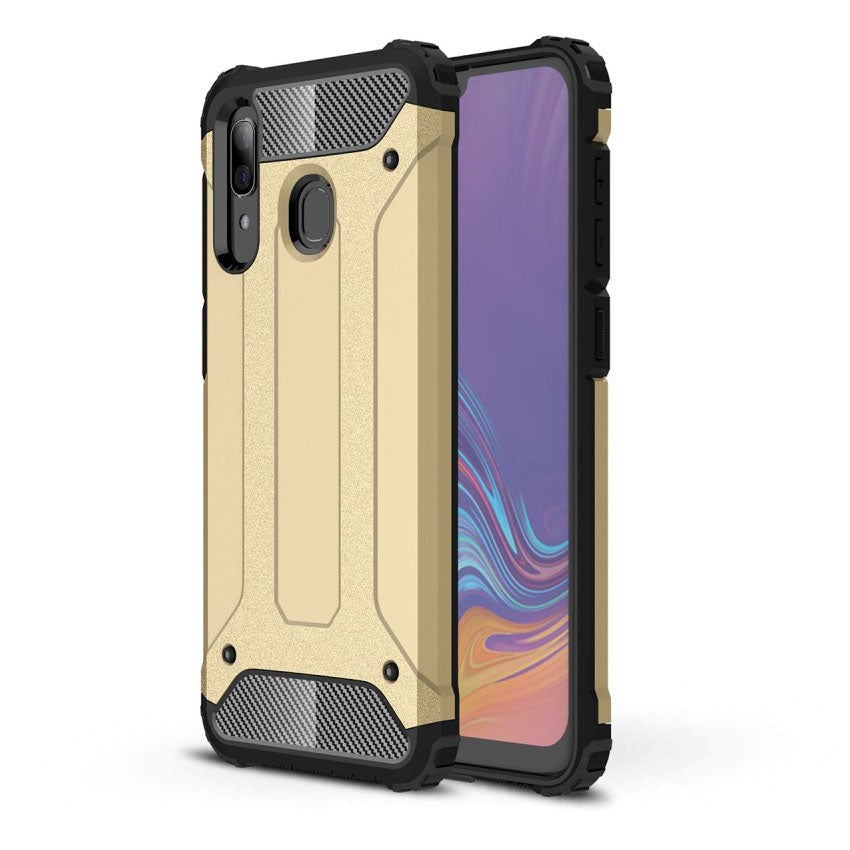 Samsung Galaxy A30 Heavy Duty Tough Case - Guld