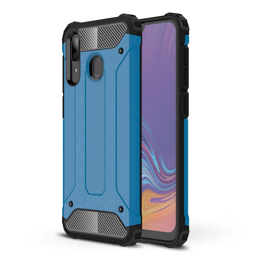 Samsung Galaxy A30 Heavy Duty Tough Case - Blue