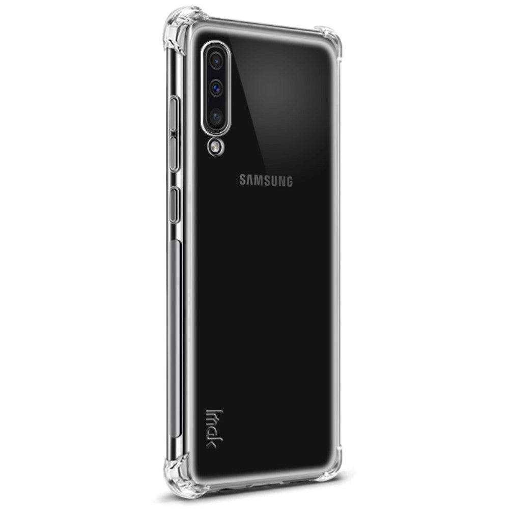 Samsung Galaxy A30S / A50 IMAK Skal Flexibel Plast med Skyddsfilm - Transparent