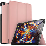 Samsung Galaxy Tab A 10.1 "(2019) Tri-Fold Leather Case with Stand Function - Pink