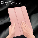 Samsung Galaxy Tab A 10.1 "(2019) Tri-Fold Leather Case with Stand Function - Pink